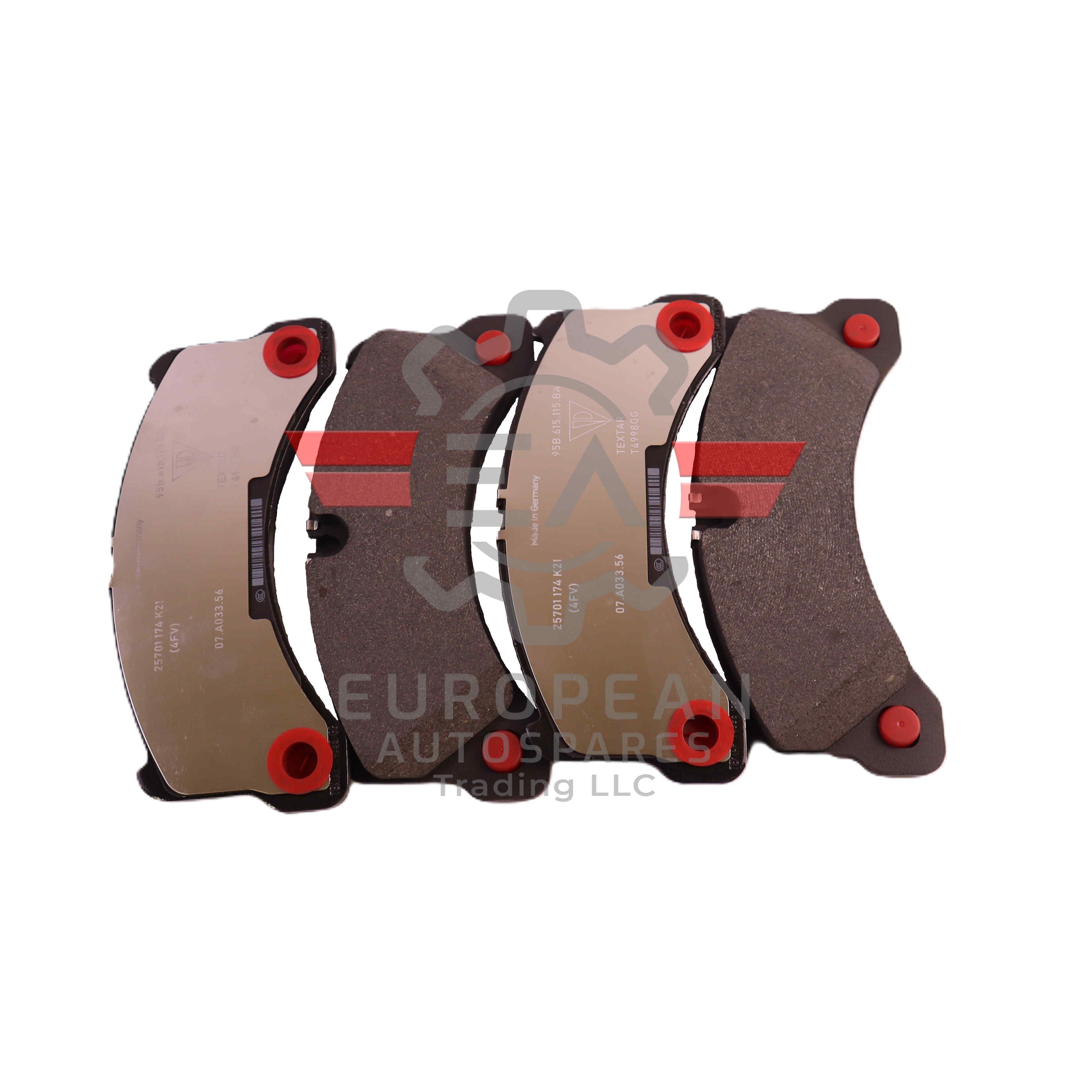Porsche Front Brake Pads Set B9Y0698151AR | Genuine OEM European Autospares Trading LLC