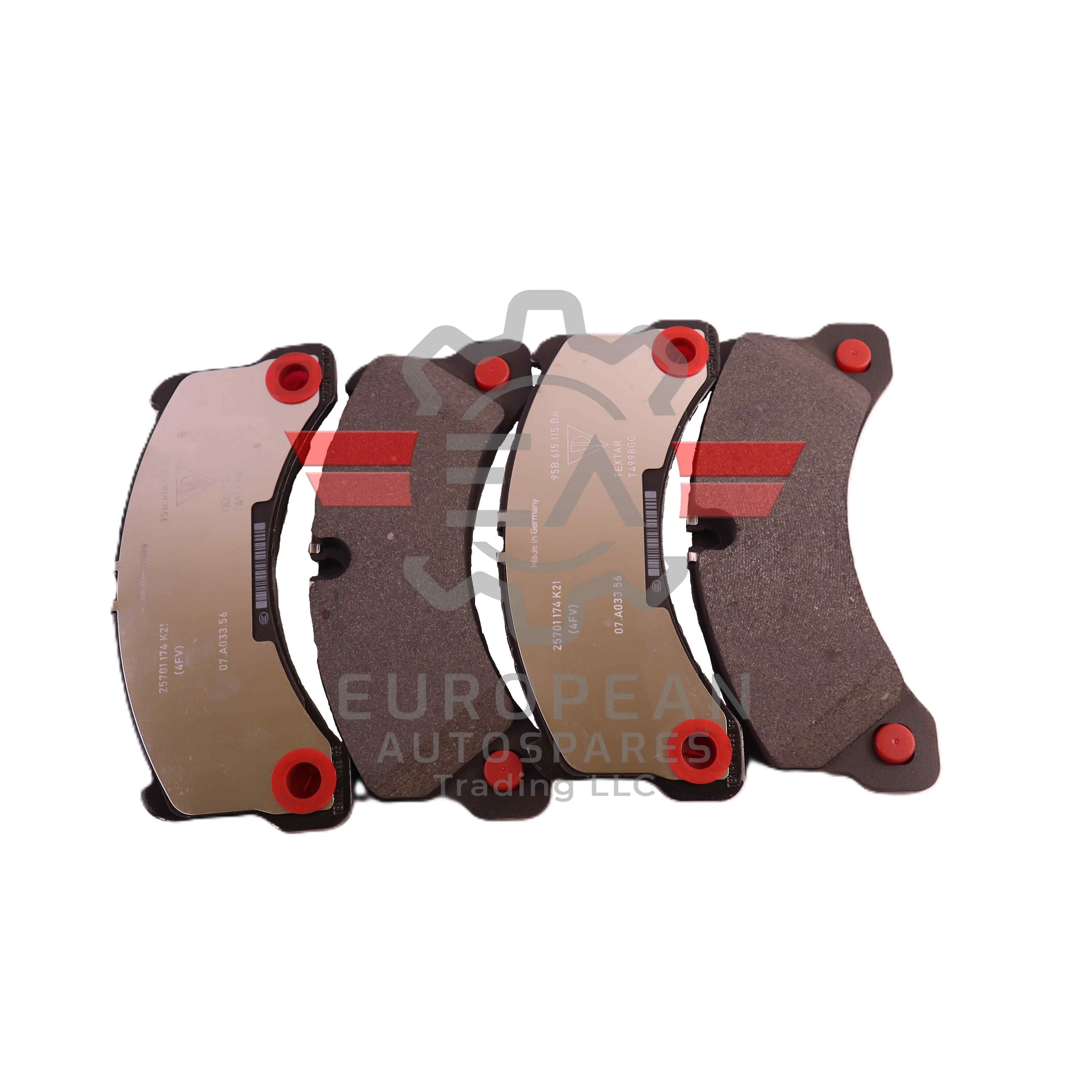 Porsche Front Brake Pads Set B9Y0698151AR | Genuine OEM European Autospares Trading LLC
