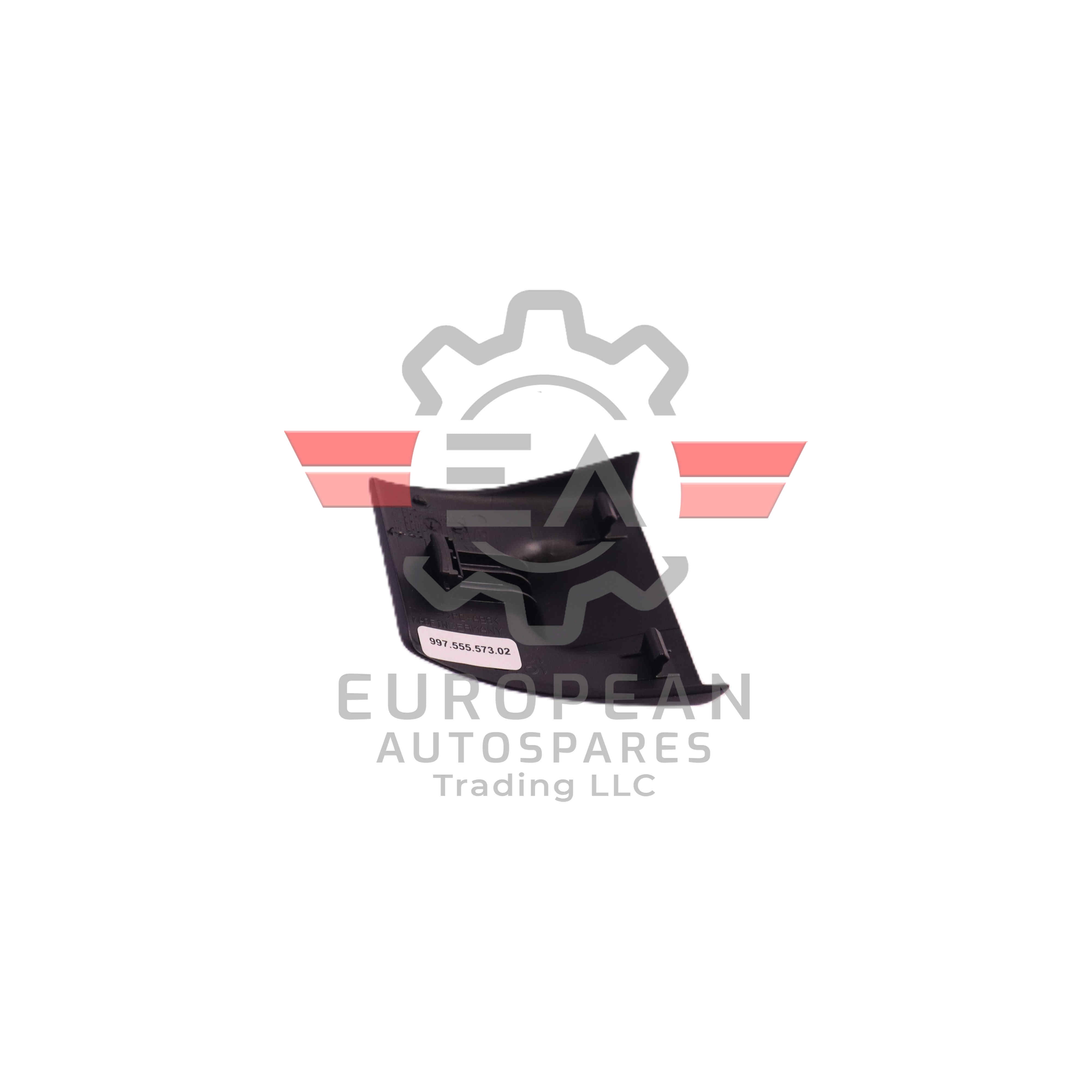 Porsche Interior Coat Hook Black Trim 99755557302A03 | Genuine OEM European Autospares Trading LLC