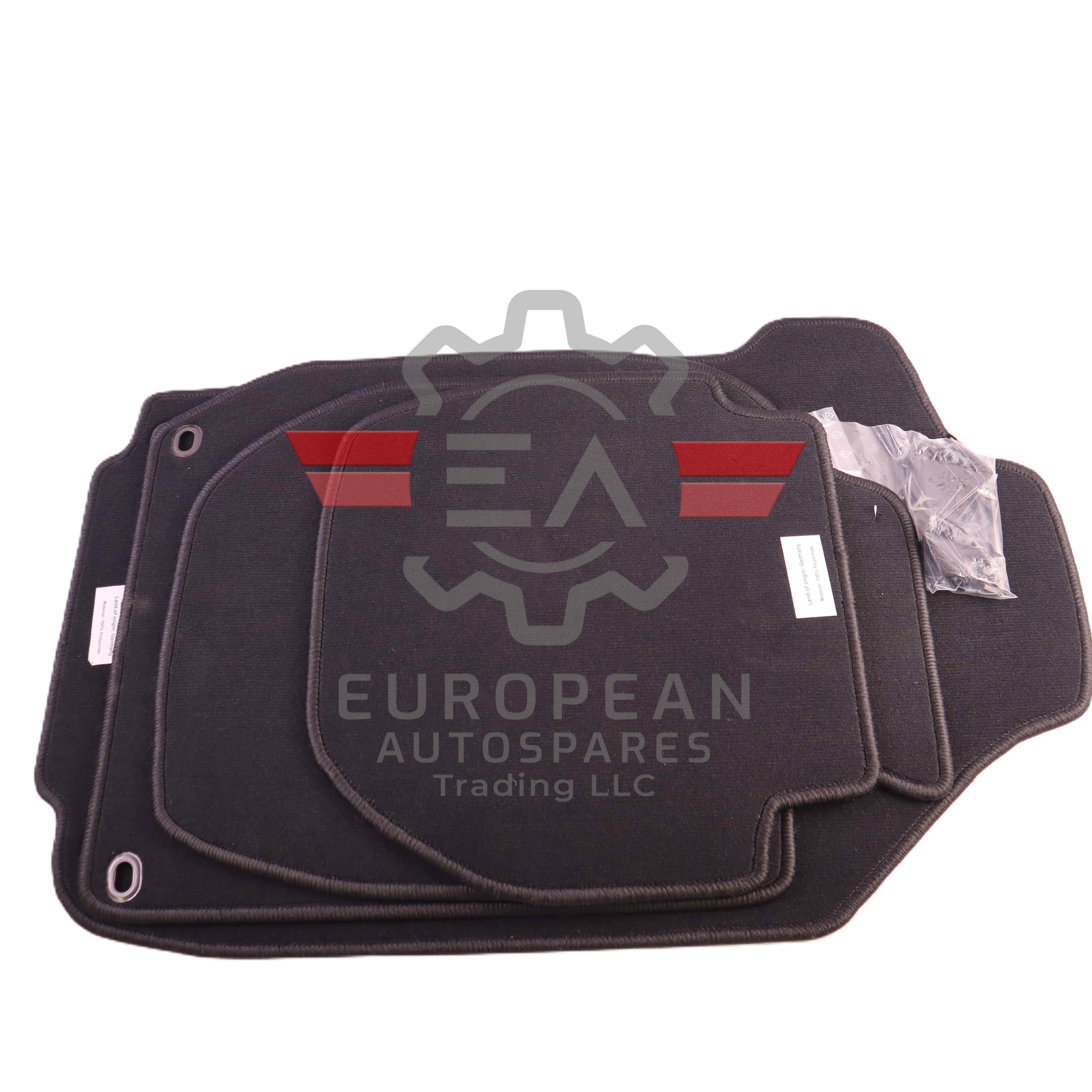 Porsche Interior Floor Mat Set 0000432024970E | Genuine OEM European Autospares Trading LLC