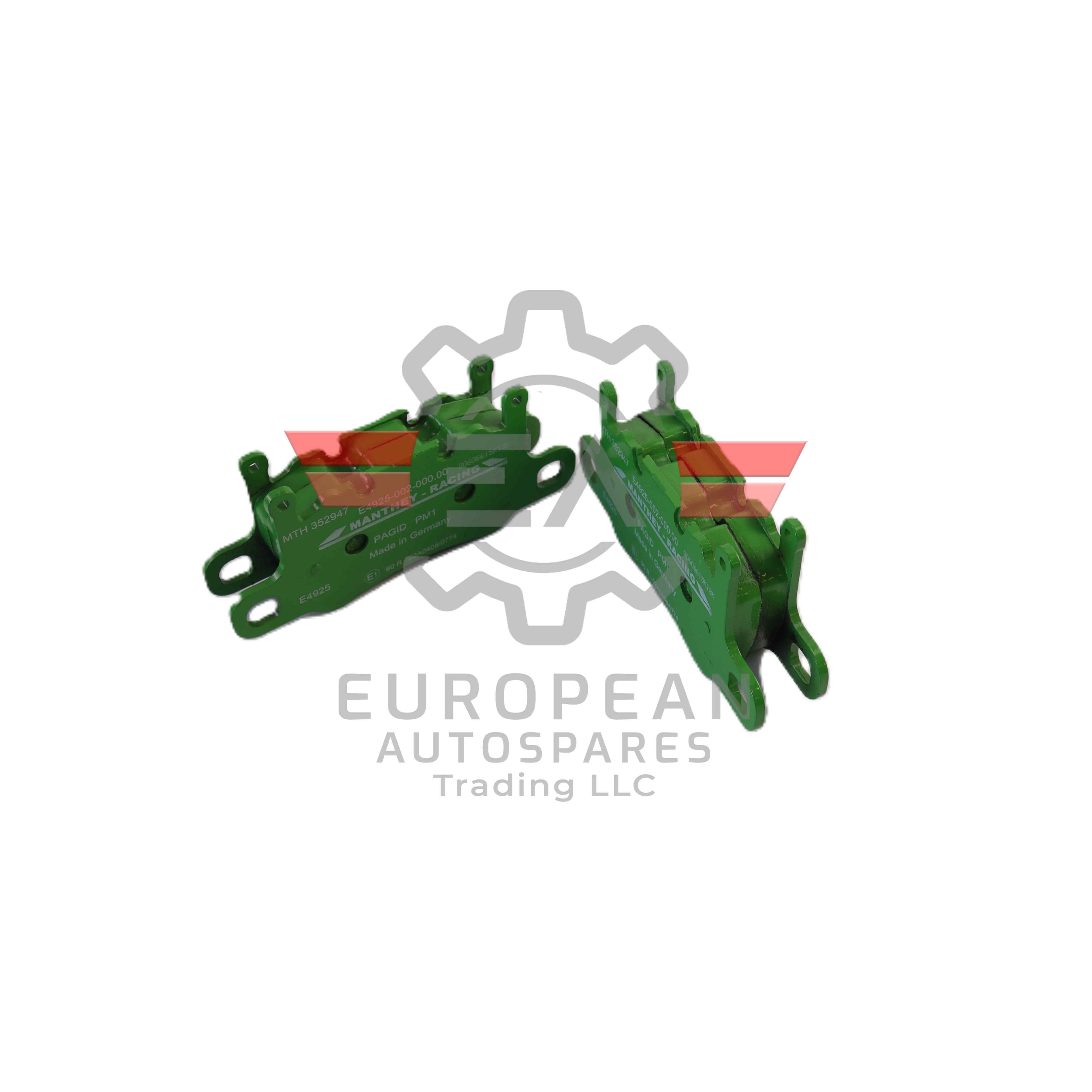 Porsche Manthey Performance Rear Brake Pad Steel Set MTH352947 | Genuine OEM European Autospares Trading LLC