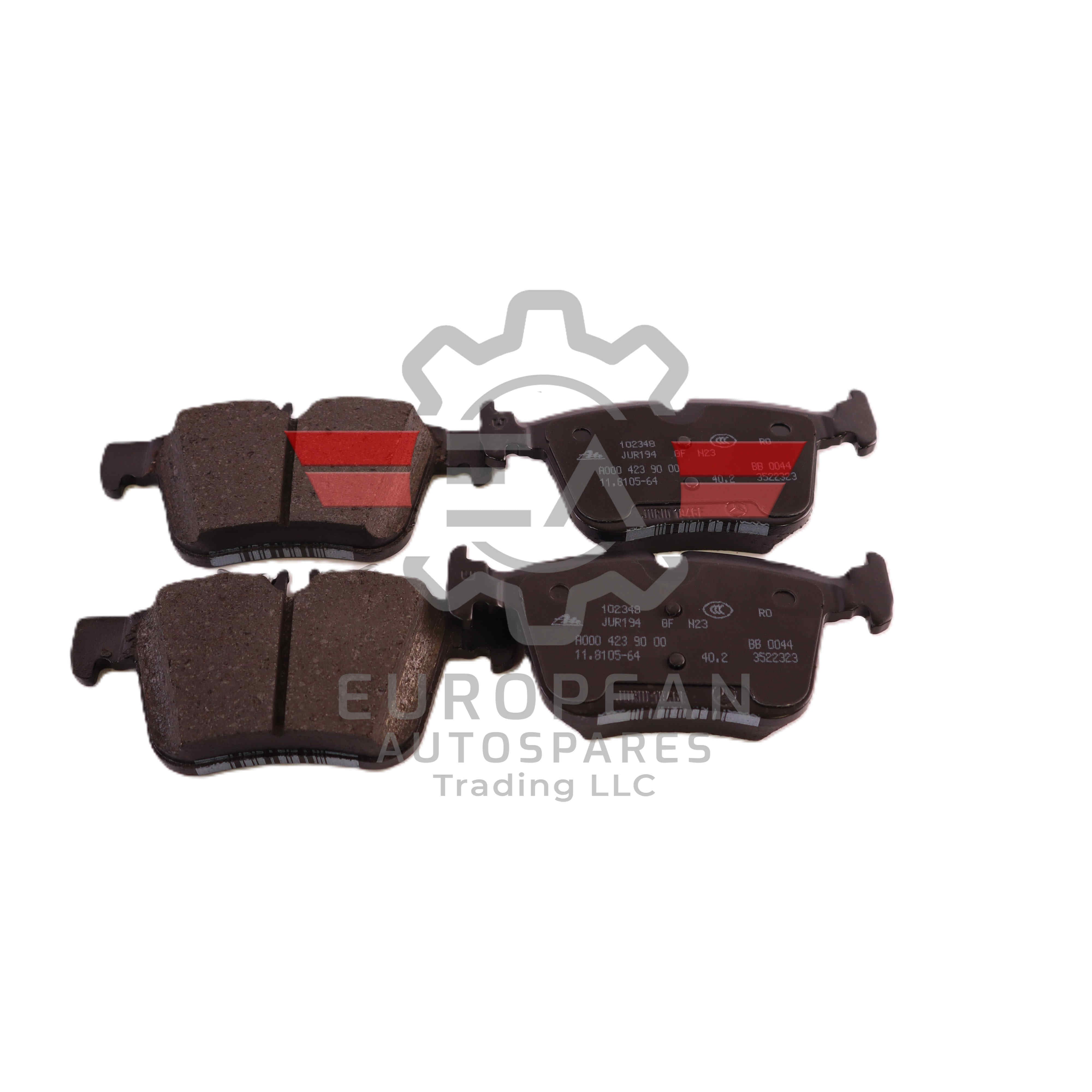 Mercedes-Benz Rear Brake Pads Set A0004209403 | Genuine OEM European Autospares Trading LLC