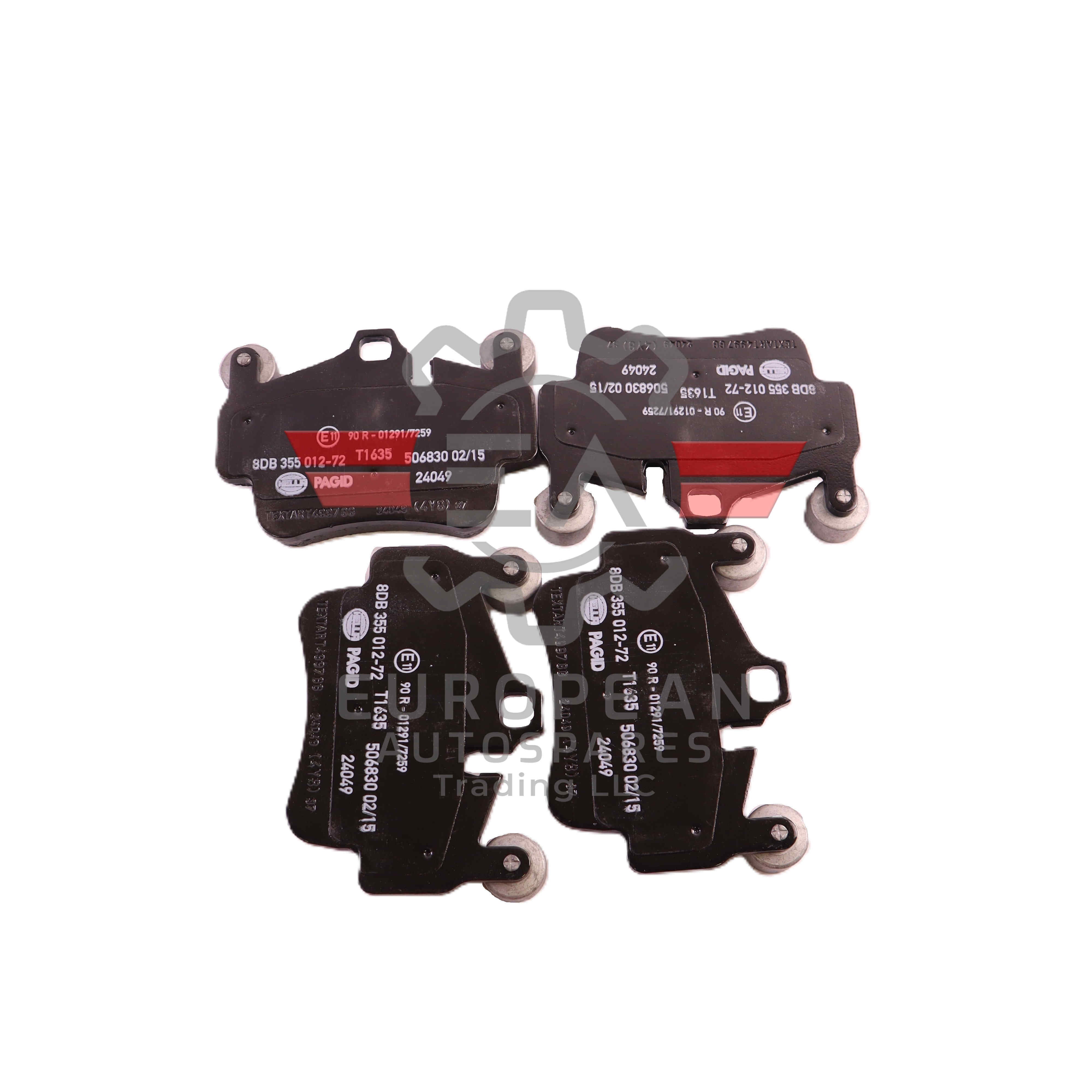 Porsche Front Axle Brake Pads Set 355012721 | Genuine OEM European Autospares Trading LLC