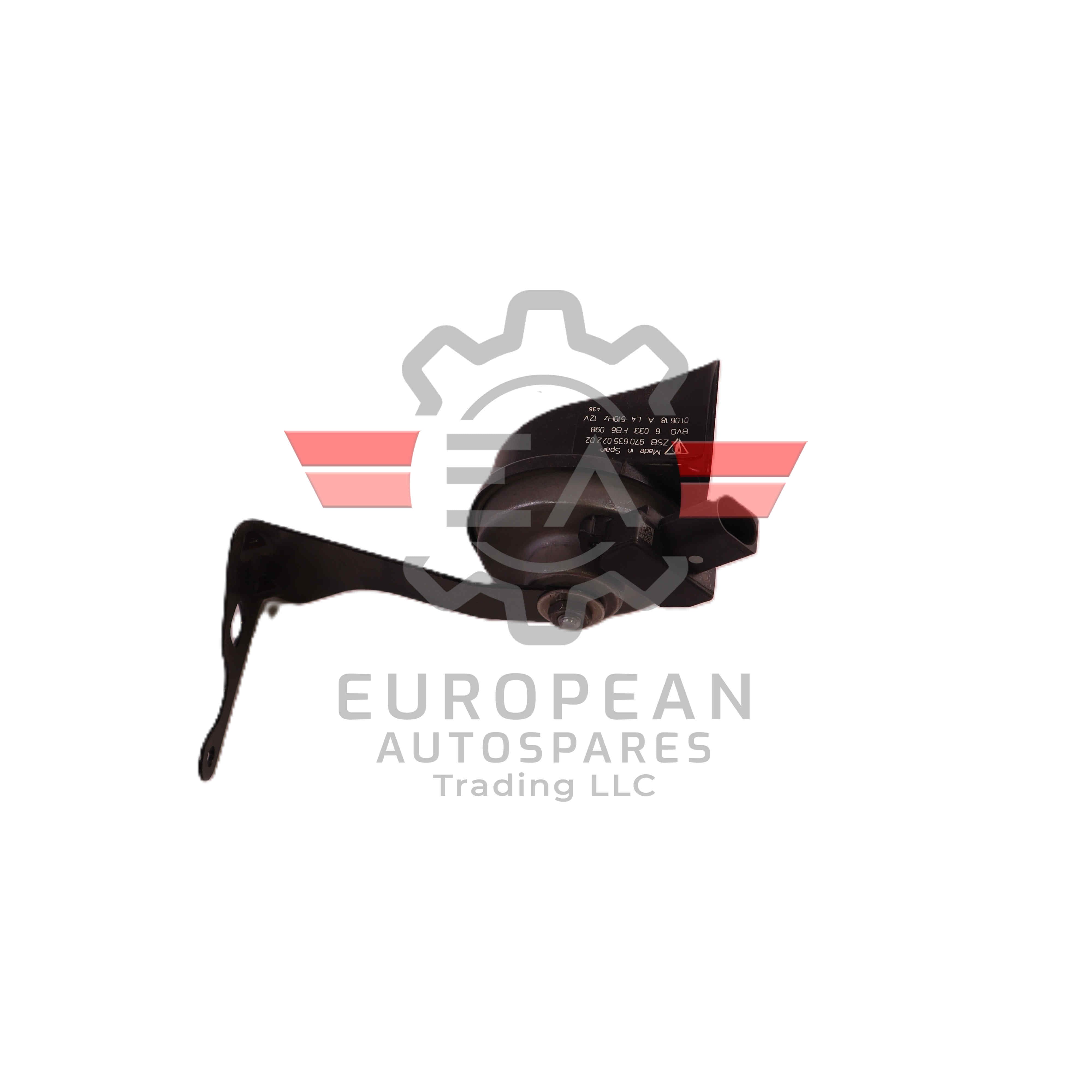 Porsche Electrical Horn Fanfare Unit 97063502202 | Genuine OEM European Autospares Trading LLC
