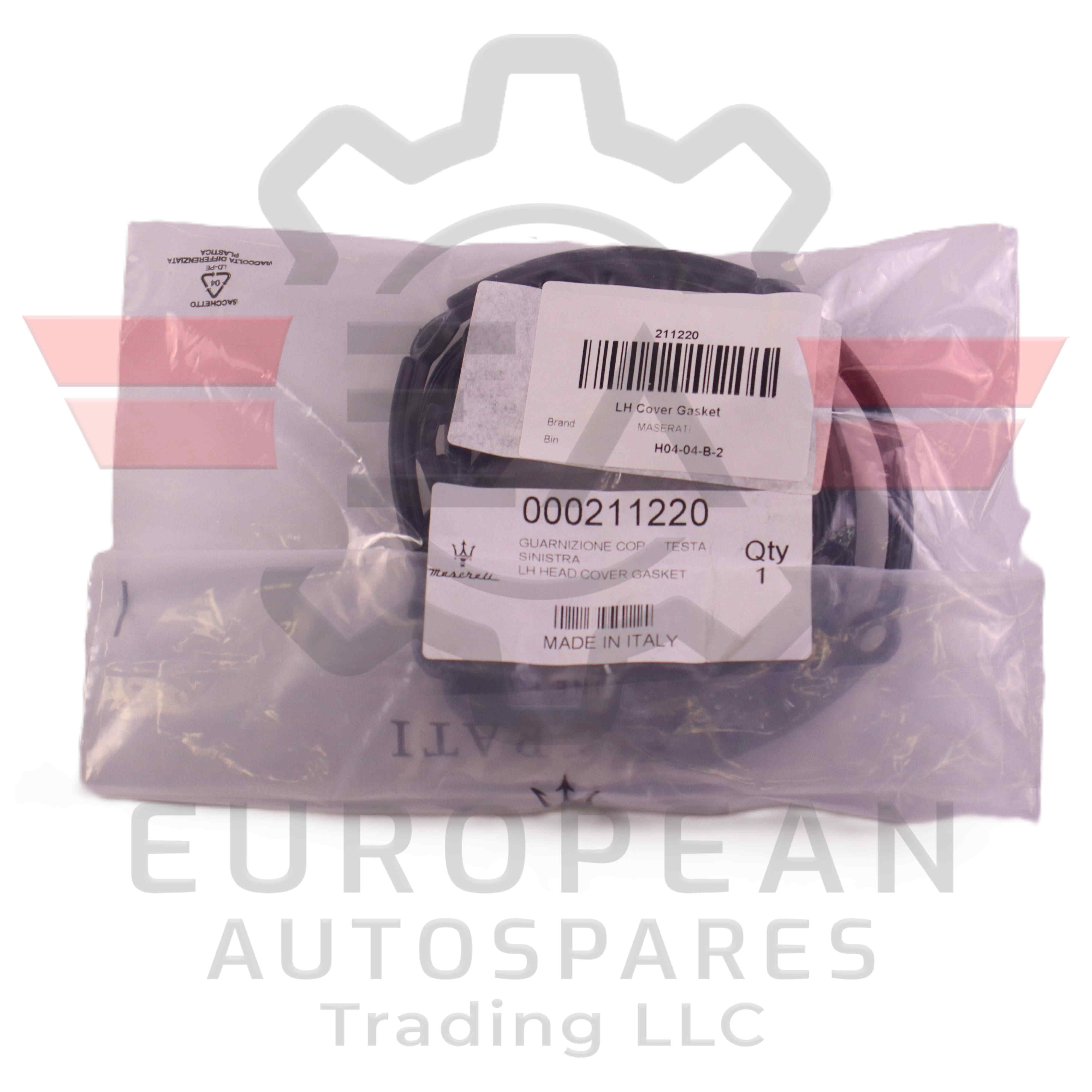 Genuine Maserati LH Head Cover Gasket 211220 European Autospares Trading LLC