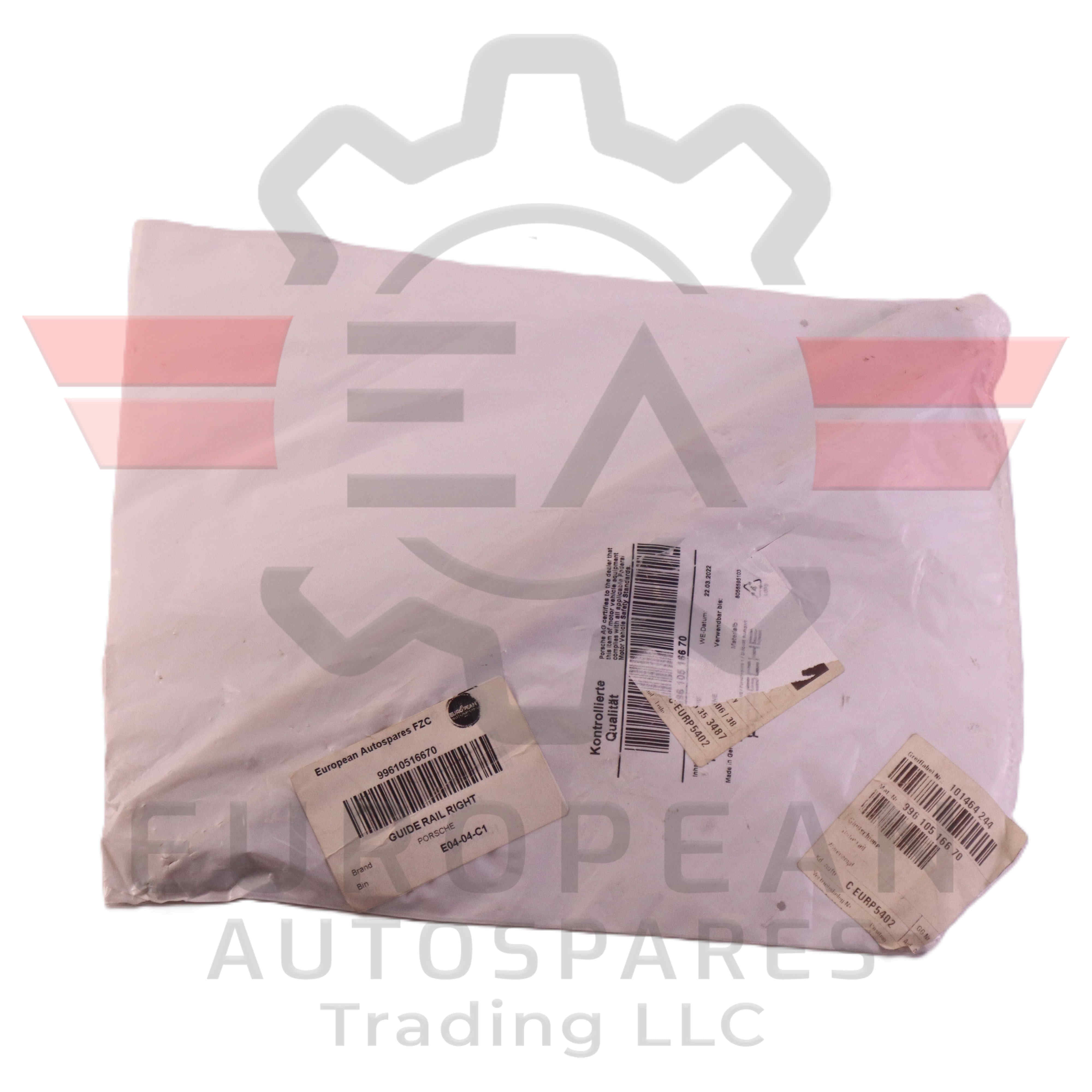 Genuine Porsche Guide Rail Right 99610516670 European Autospares Trading LLC