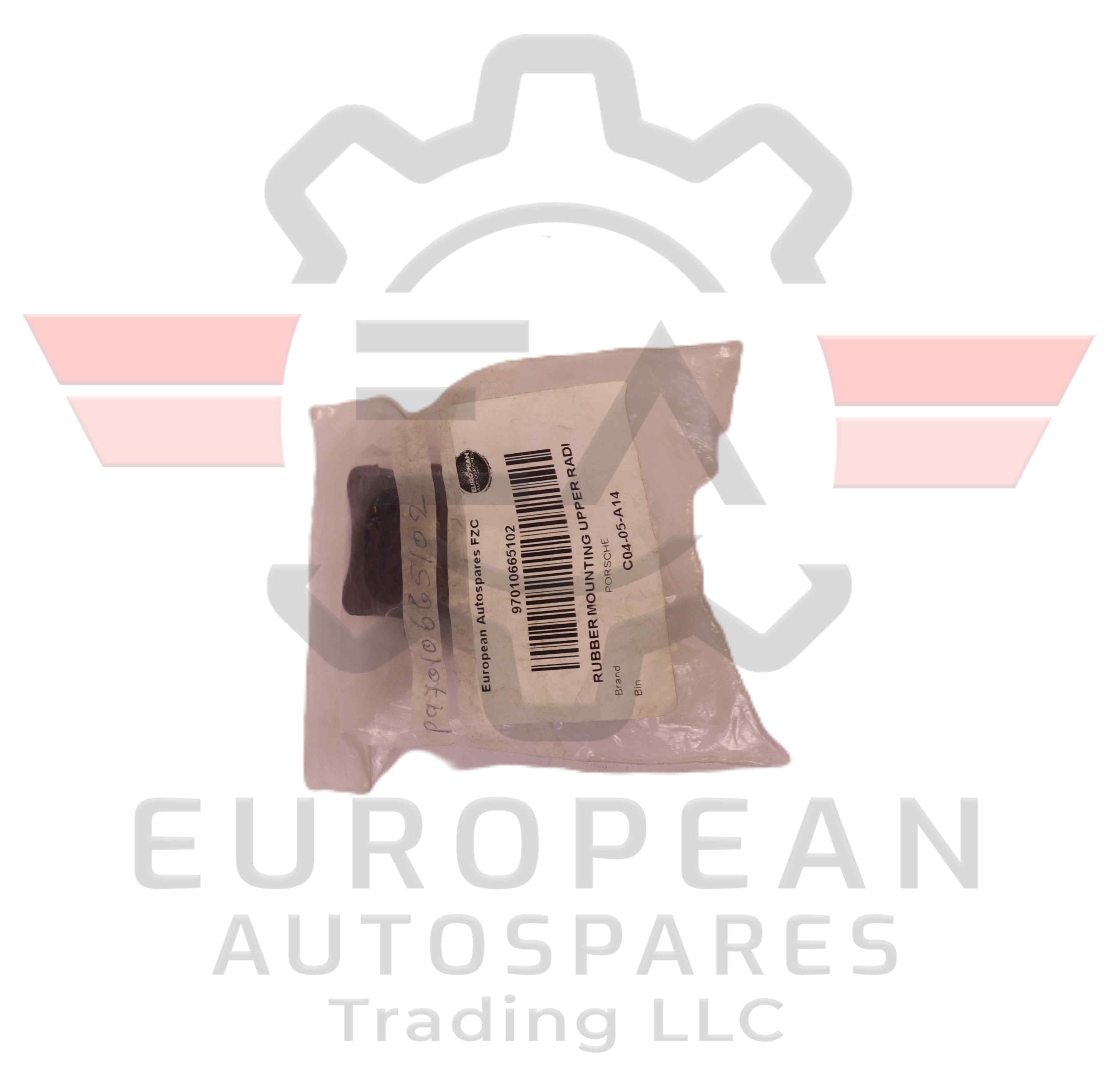 Porsche Upper Radiator Rubber Mount 97010665102 | Genuine OEM European Autospares Trading LLC