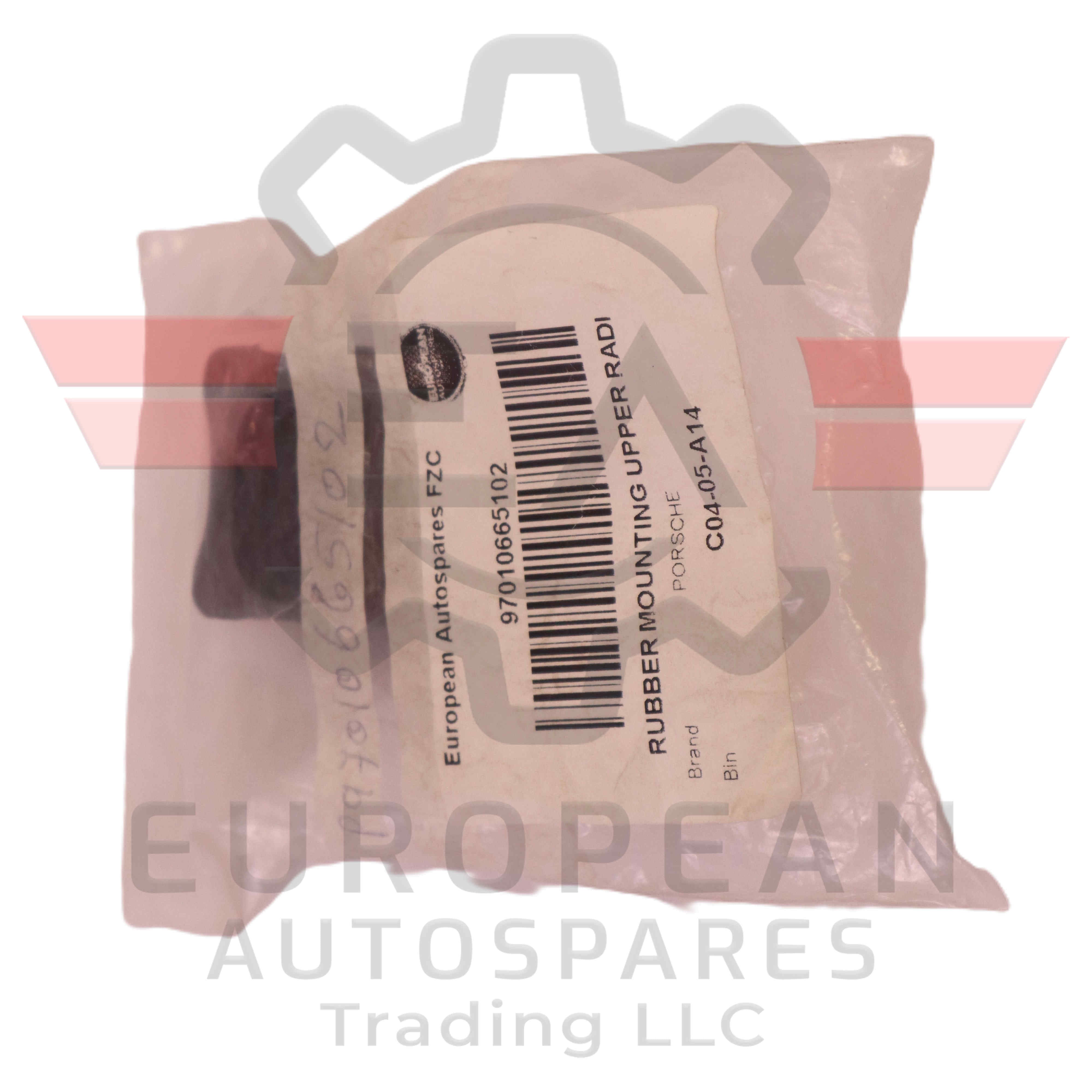 Porsche Upper Radiator Rubber Mount 97010665102 | Genuine OEM European Autospares Trading LLC