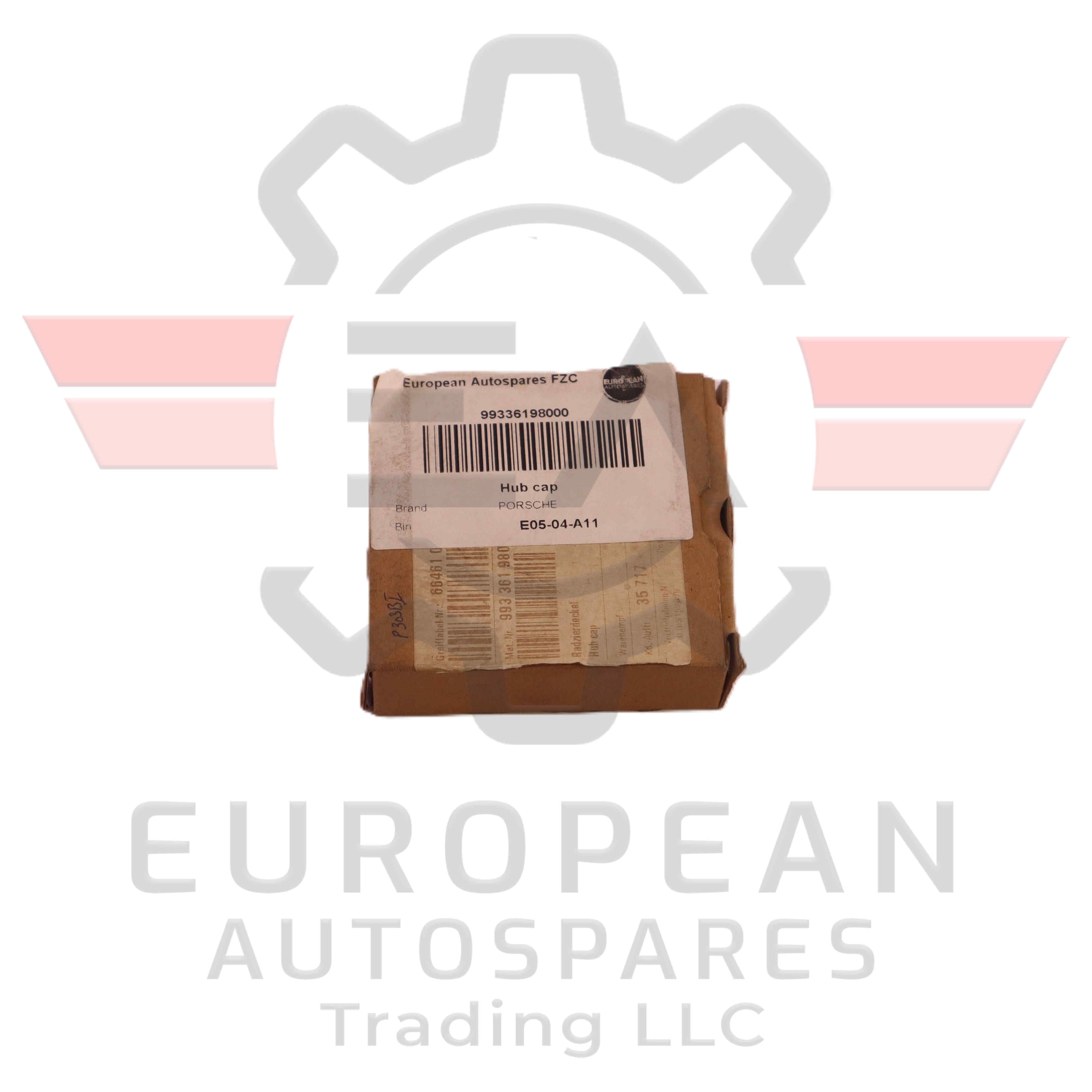 Porsche Wheel Hub Center Cap 99336198000 | Genuine OEM European Autospares Trading LLC