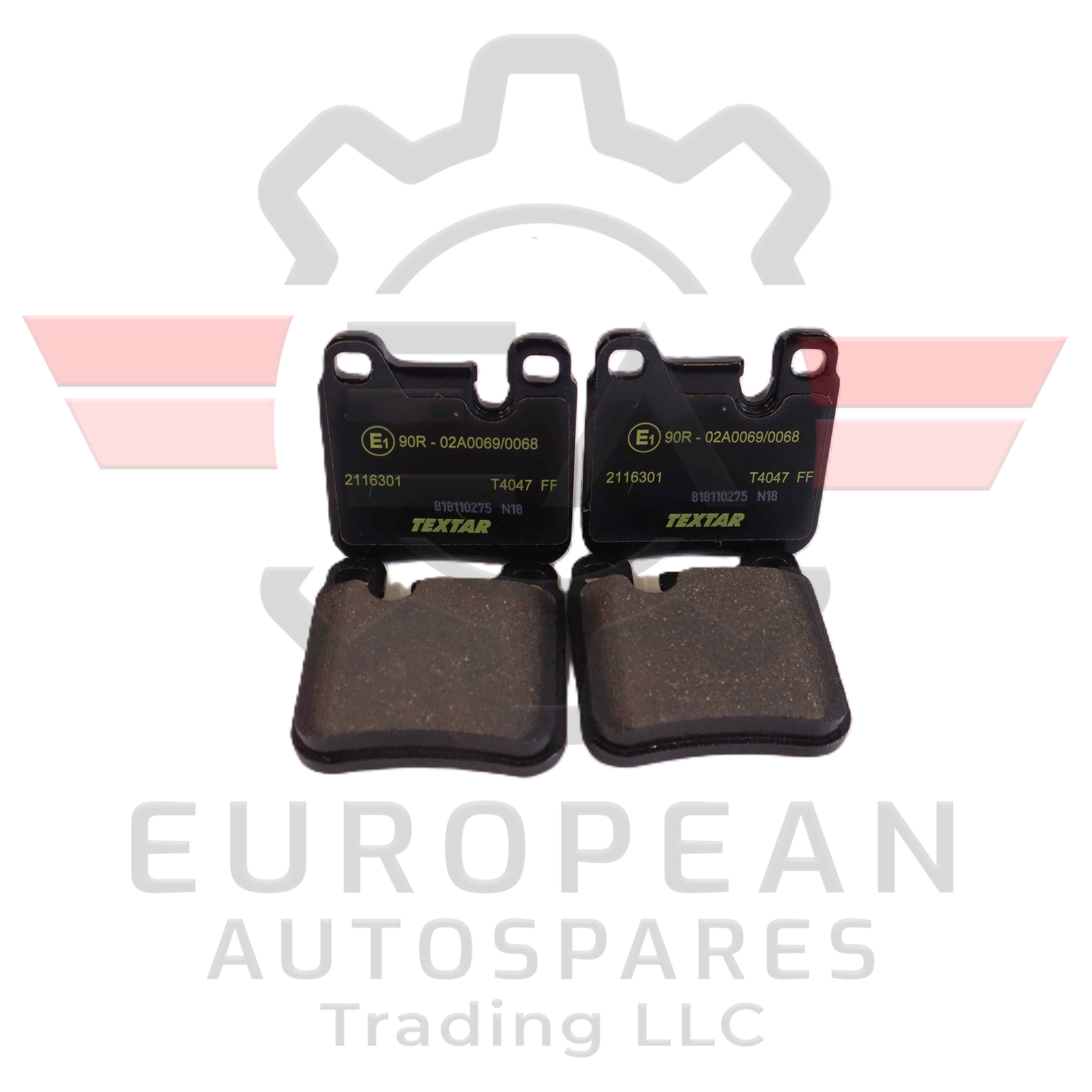 Porsche Rear Axle Brake Pads Set 96435294903 | Genuine OEM European Autospares Trading LLC