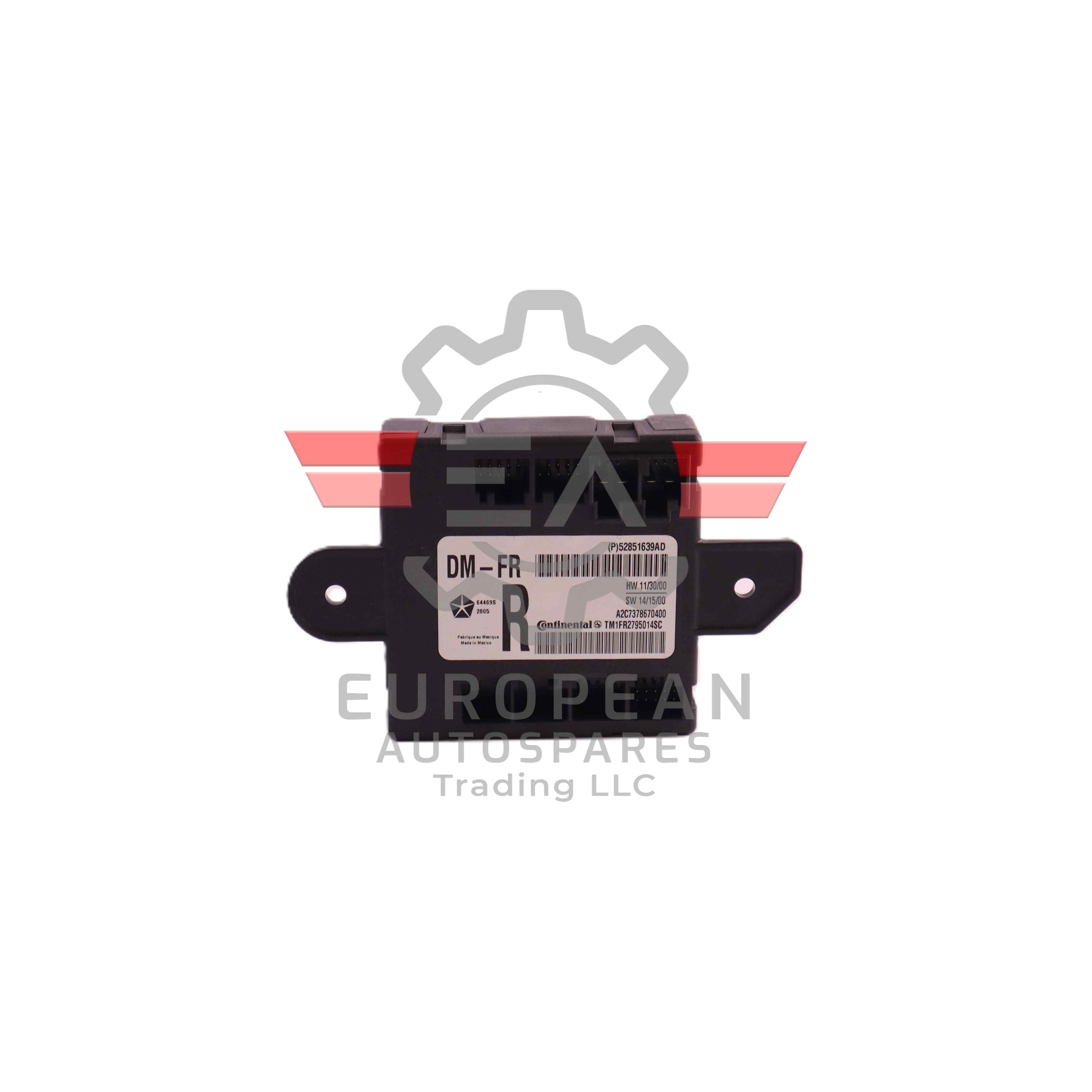 Maserati Front Right Door Control Module ECU 670030158 | Genuine OEM European Autospares Trading LLC