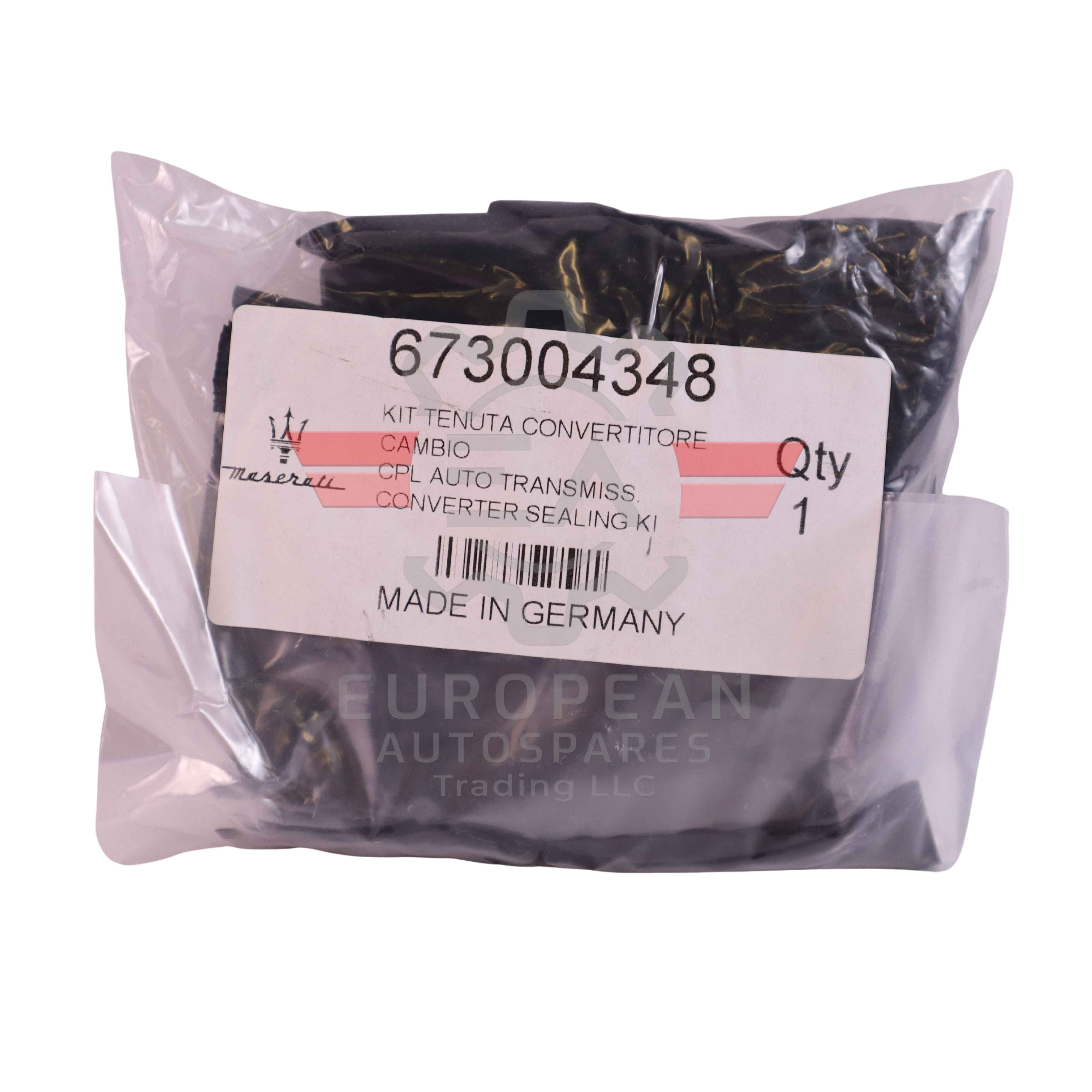 Genuine Maserati Gearbox Convertor Seal Kit 673004348 European Autospares Trading LLC