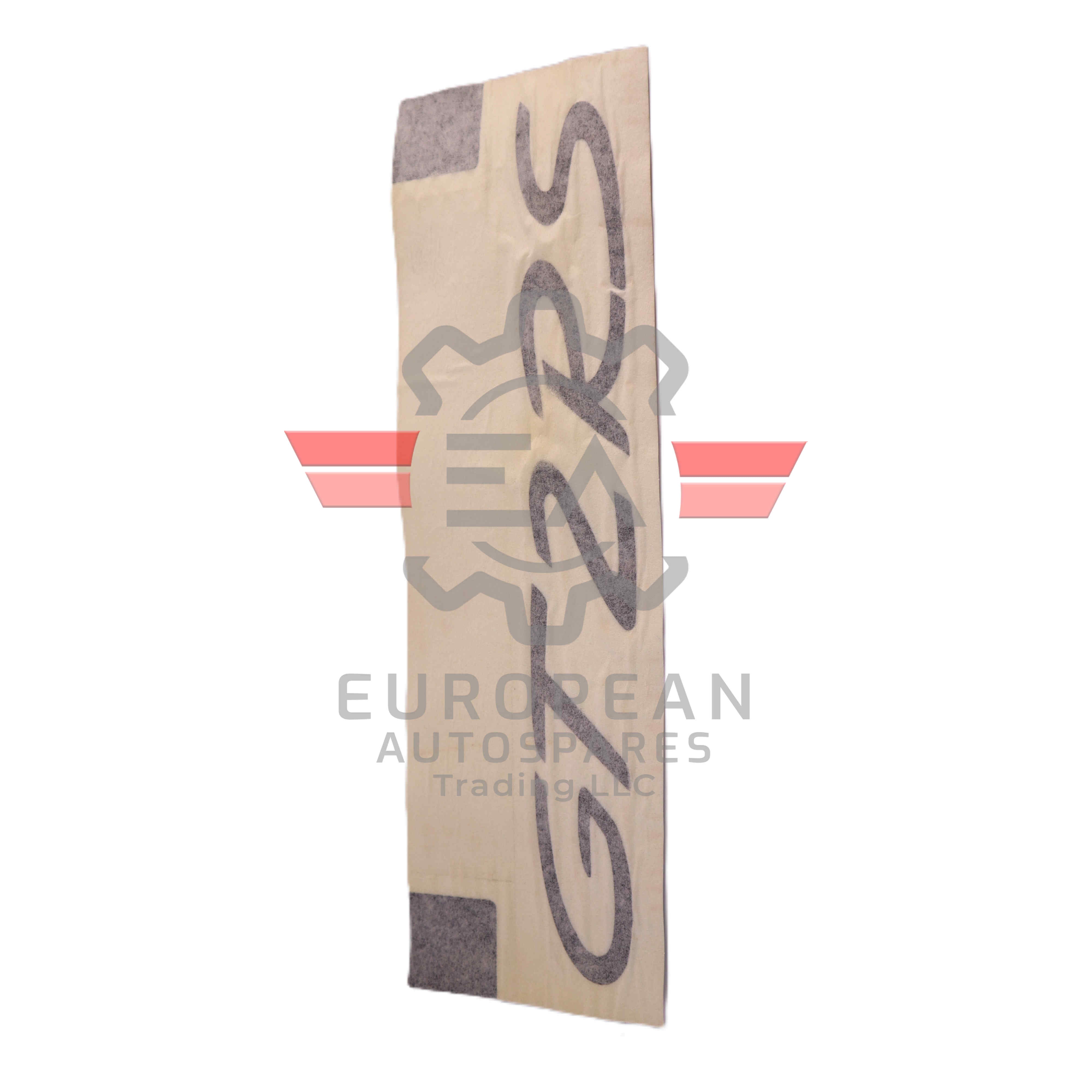 Porsche Exterior Black Matte Logo Badge Emblem 99155925184OY5 | Genuine OEM European Autospares Trading LLC
