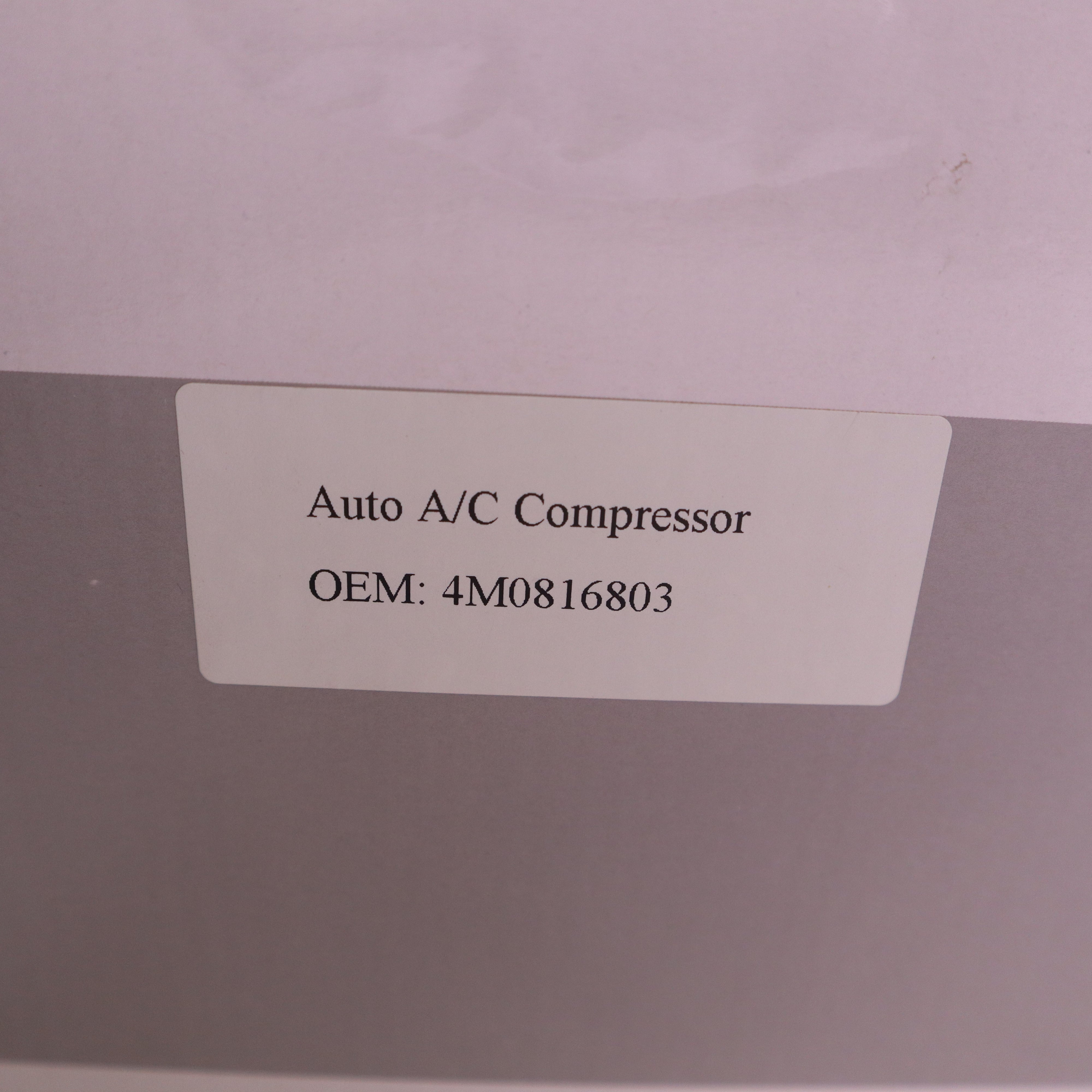 Aftermarket Bentley AC Compressor RDTM4M0816803