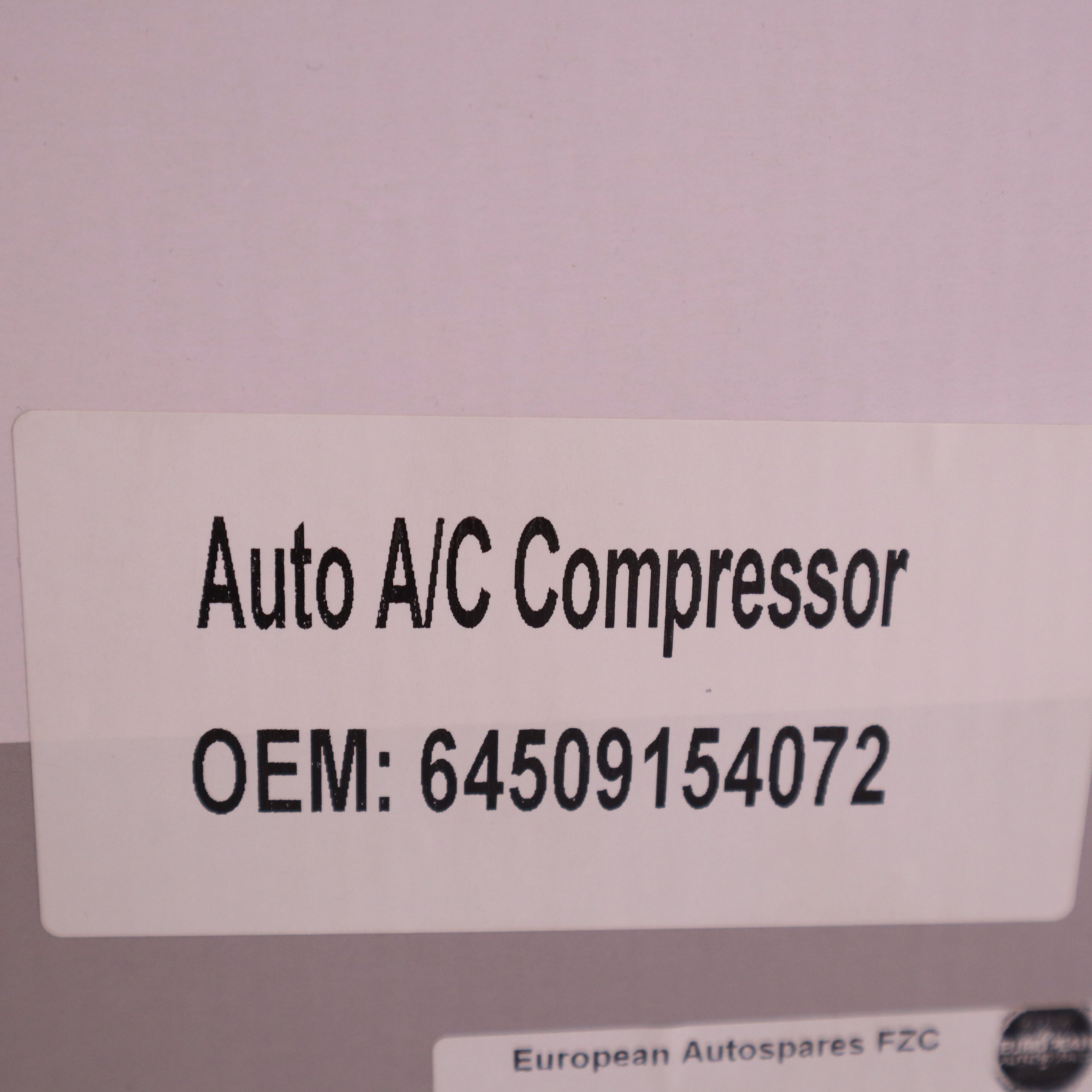 Aftermarket BMW AC Compressor RDTM64509154072