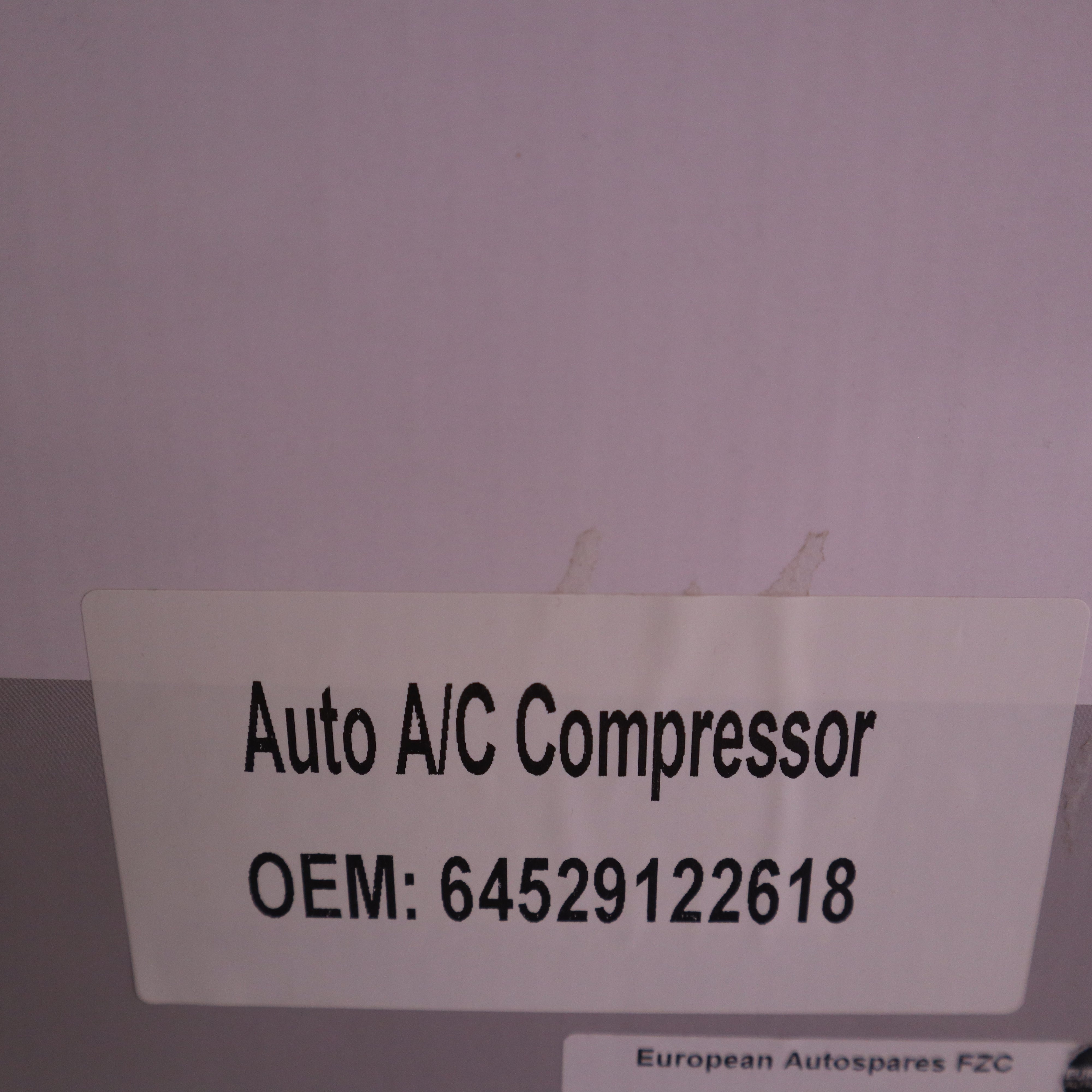 Aftermarket BMW AC Compressor RDTM64529122618