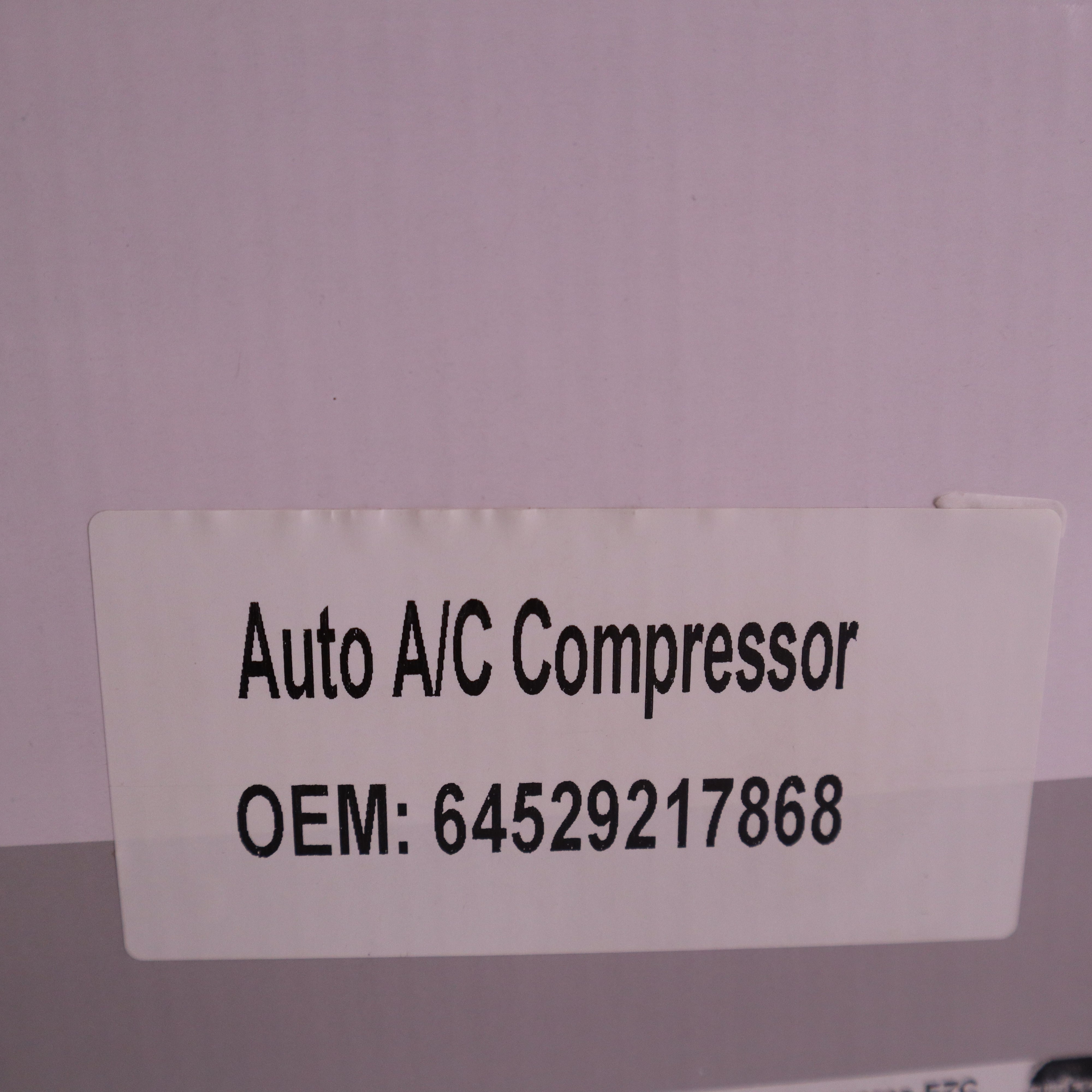 Aftermarket BMW AC Compressor RDTM64529217868